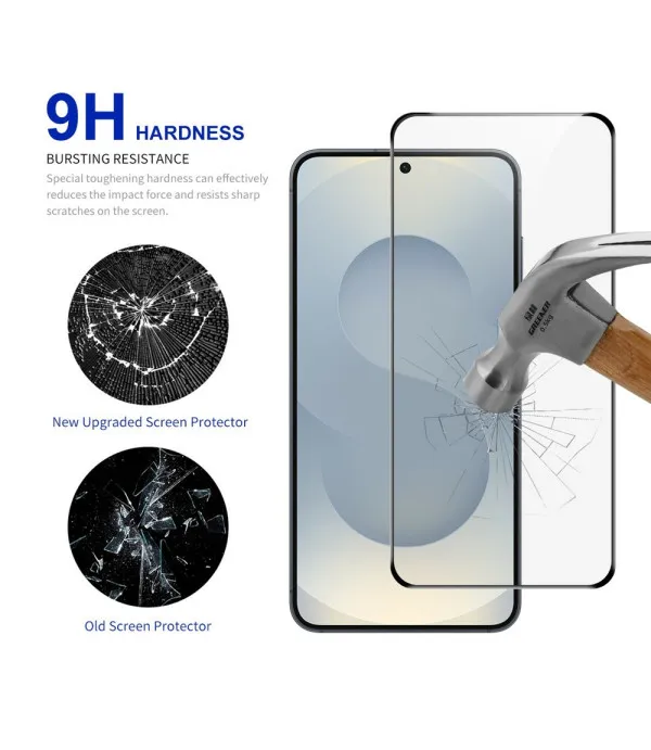 RURIHAI Premium Silk Print zaštitno staklo Full Glue za Samsung Galaxy S25 Edge 5G