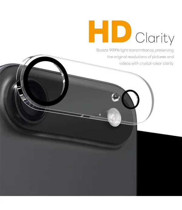 NORTHJO zaštitno staklo za kameru iPhone Air Black Circles