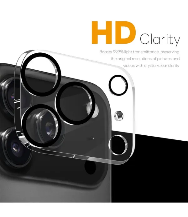NORTHJO zaštitno staklo za kameru iPhone 17 Pro Max Black Circles