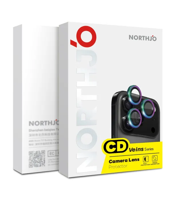 NORTHJO set zaštitnih prstena za kameru iPhone 17