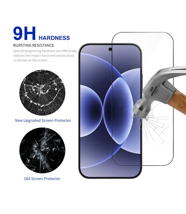 RURIHAI Full Glue kaljeno staklo za Xiaomi 17 5G