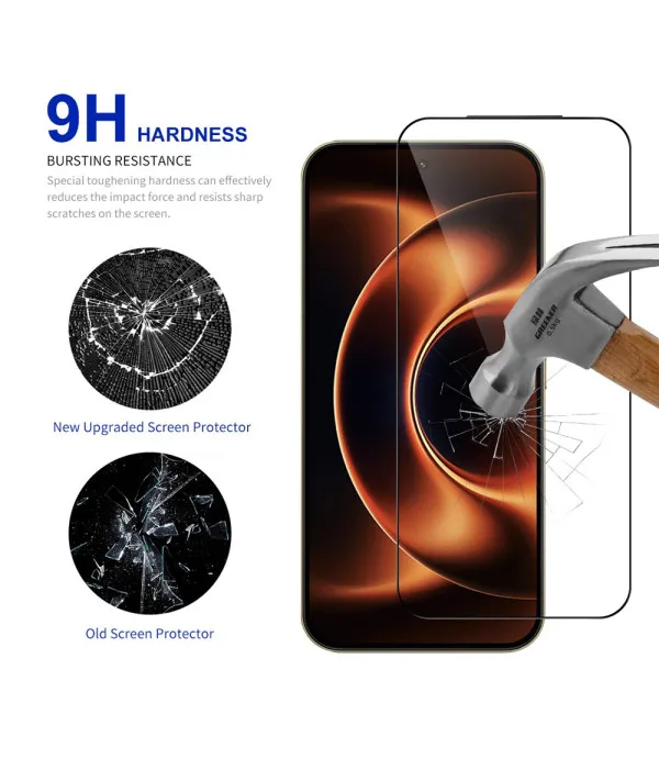 RURIHAI Full Glue kaljeno staklo za Xiaomi 17 Ultra 5G