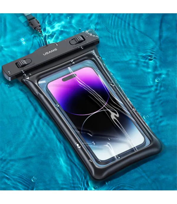 USAMS vodootporna torbica za mobitel do 7" – IPX8 10m
