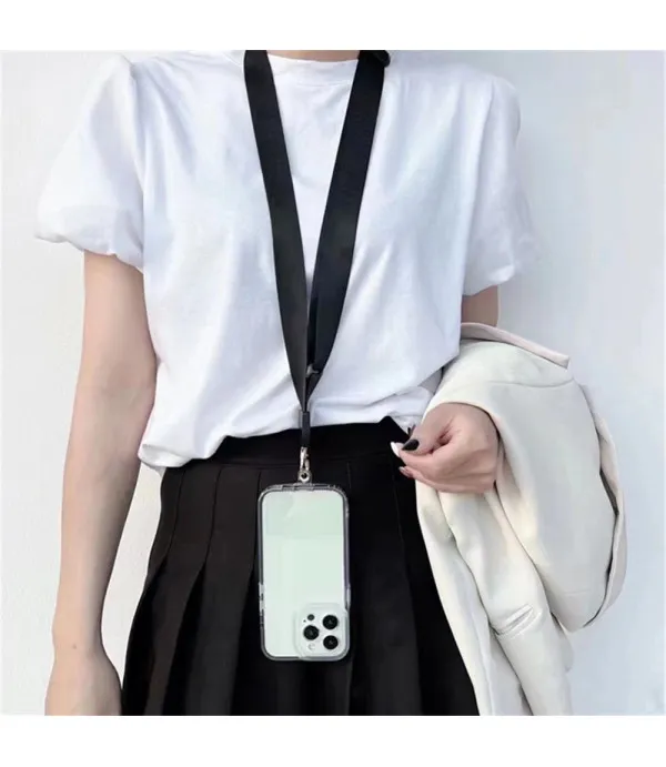 Univerzalna crossbody vezica za mobitel – crna