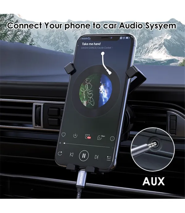 NORTHJO USB-C na 3.5mm AUX kabel 0.5m