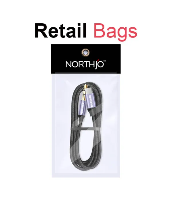 NORTHJO USB-C na 3.5mm AUX kabel 0.5m