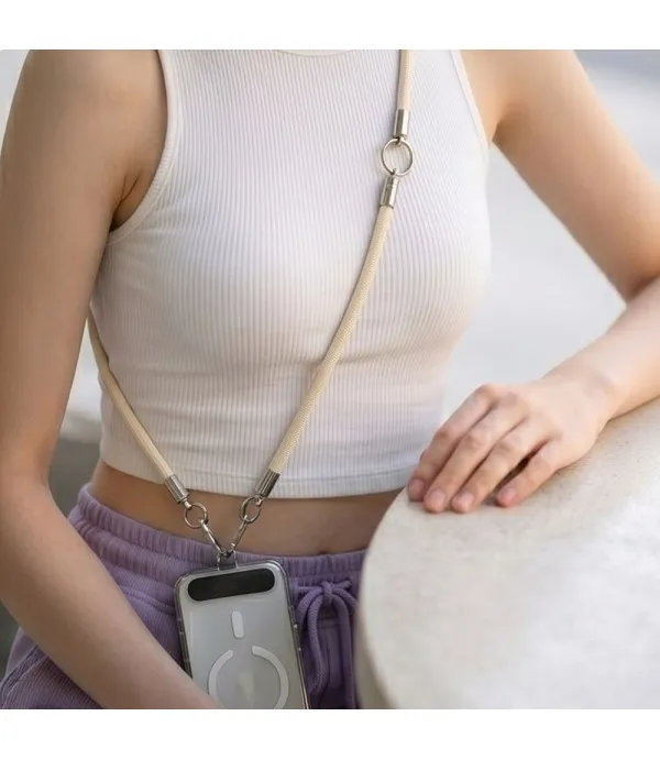 Tech-Protect C10S Rope Crossbody & Wrist univerzalna vezica za mobitel - Narančasta