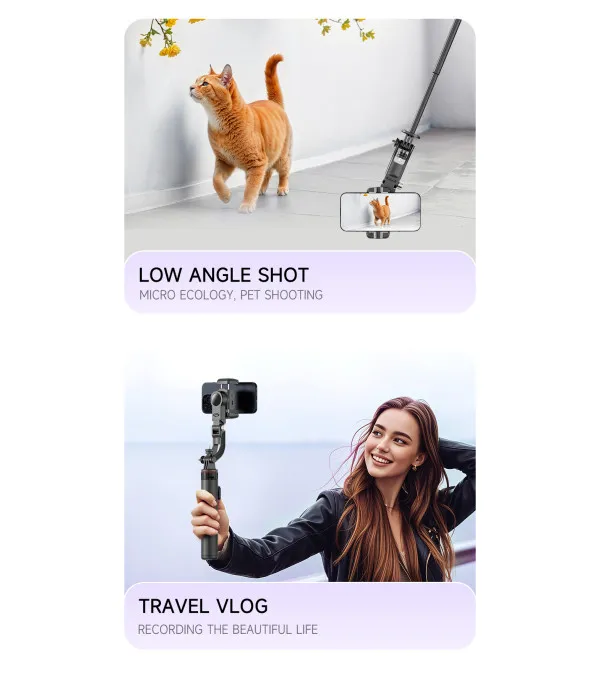C22 AI Face Tracking 3-u-1 stabilizator, tripod i selfie štap