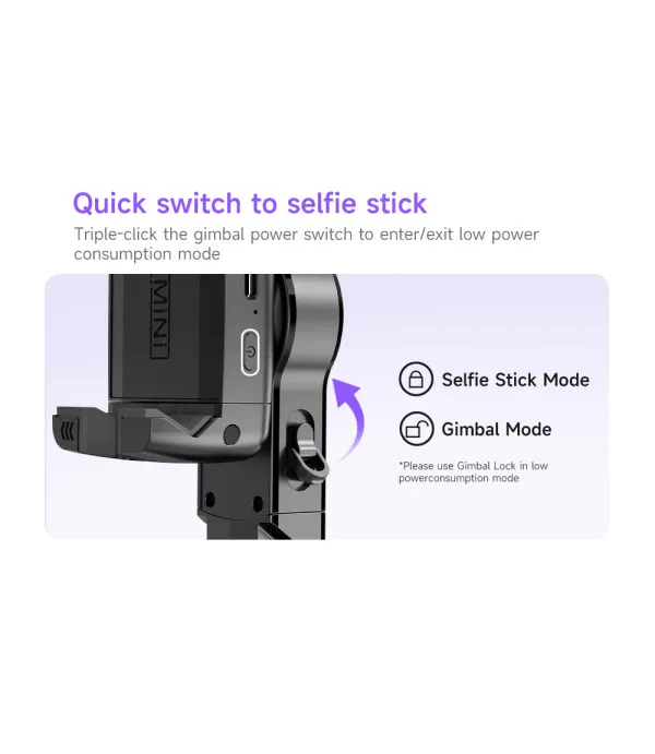 C22 AI Face Tracking 3-u-1 stabilizator, tripod i selfie štap