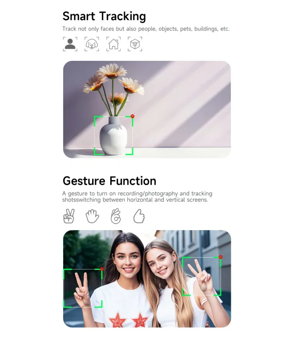 C22 AI Face Tracking 3-u-1 stabilizator, tripod i selfie štap