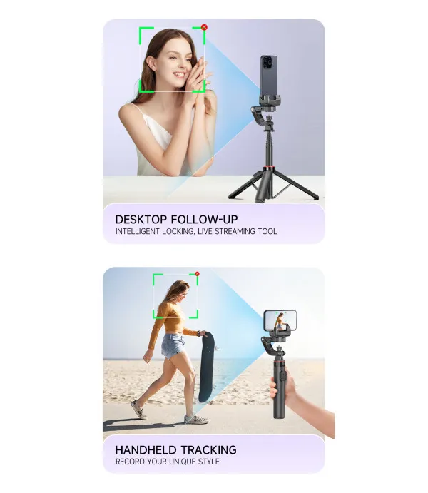 C22 AI Face Tracking 3-u-1 stabilizator, tripod i selfie štap