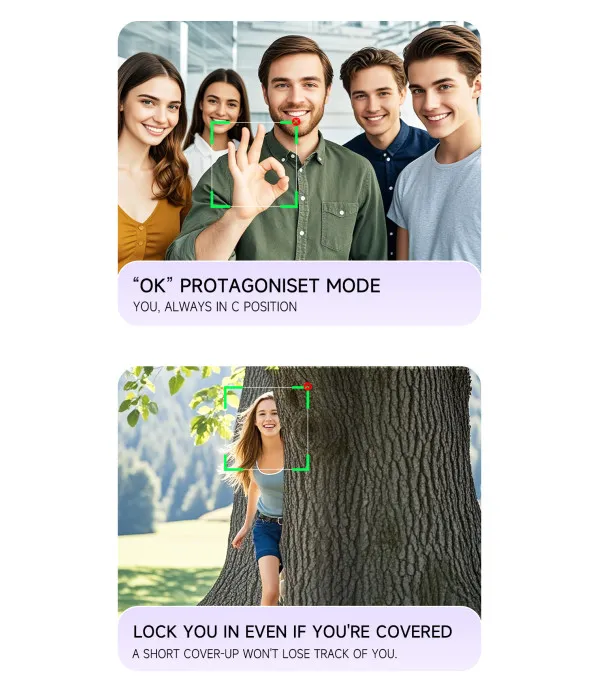 C22 AI Face Tracking 3-u-1 stabilizator, tripod i selfie štap