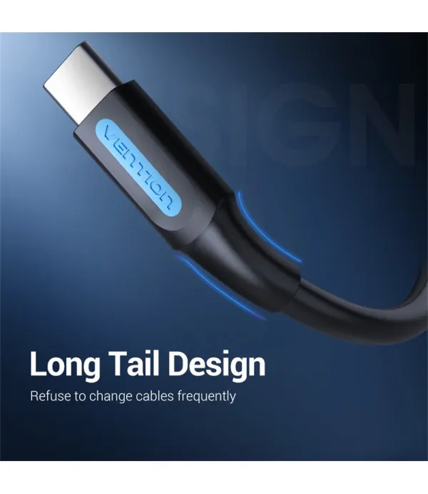 VENTION USB-A na USB-C kabel 0.5m 3A