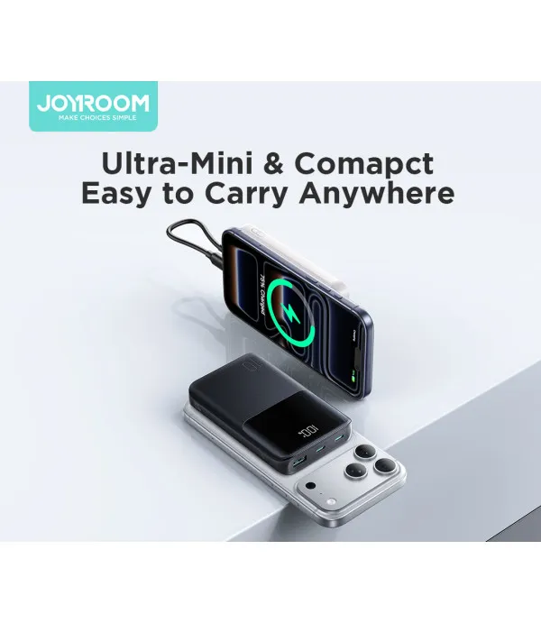 Joyroom JR-QP191 Mini 10000 mAh 22.5W Powerbank s digitalnim zaslonom