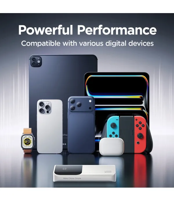 Joyroom JR-QP191 Mini 10000 mAh 22.5W Powerbank s digitalnim zaslonom