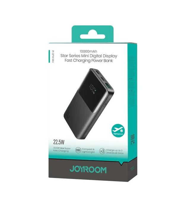 Joyroom JR-QP191 Mini 10000 mAh 22.5W Powerbank s digitalnim zaslonom