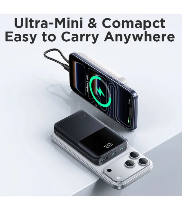 Joyroom JR-QP191 Mini 10000 mAh 22.5W Powerbank s digitalnim zaslonom