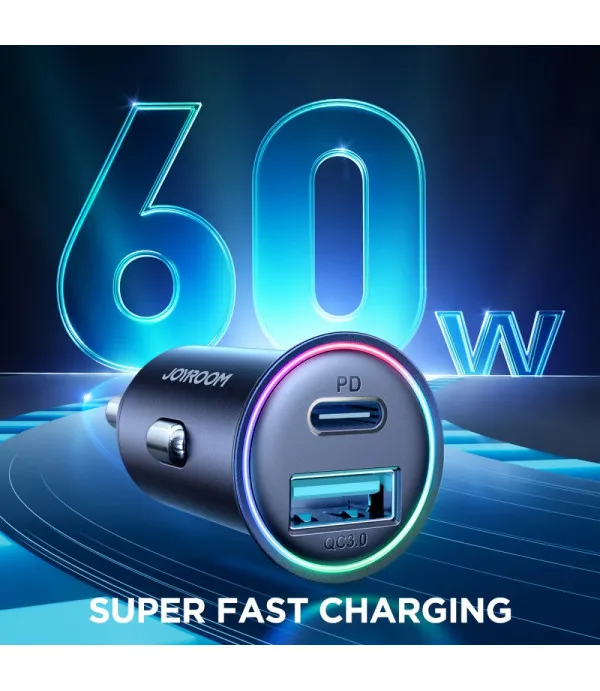 JOYROOM JR-CCN04 mini auto punjač s brzim punjenjem 60W