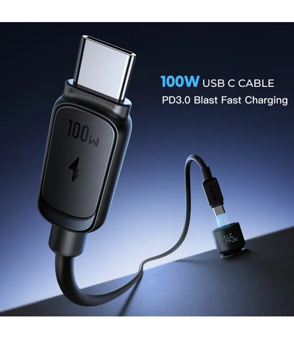 Joyroom JR-CCN07 auto punjač 145W s tri brza porta