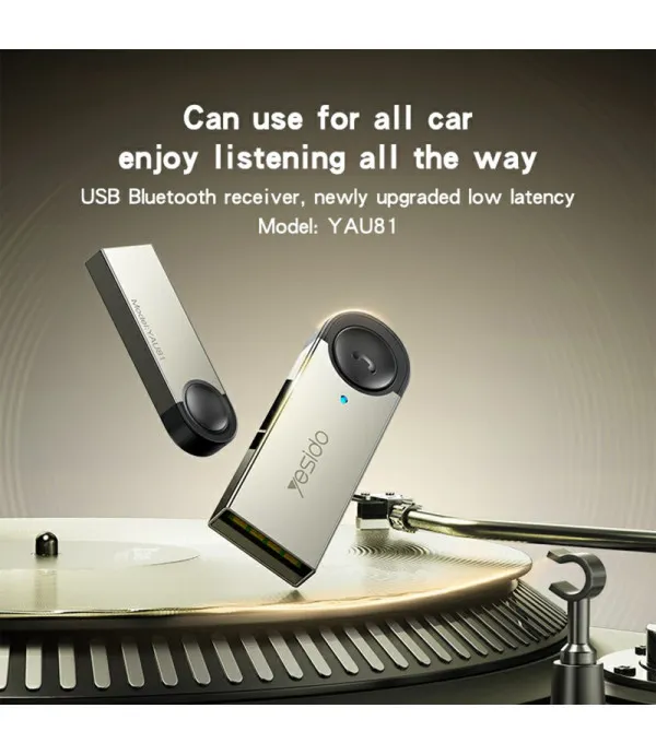 YESIDO YAU81 USB Bluetooth audio prijemnik za automobil