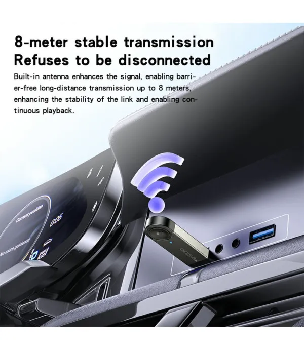 YESIDO YAU81 USB Bluetooth audio prijemnik za automobil