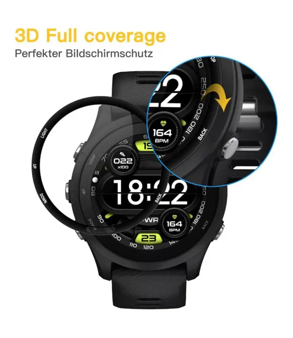 Zaštitna PET folija 3D Full Coverage za Garmin Forerunner 255