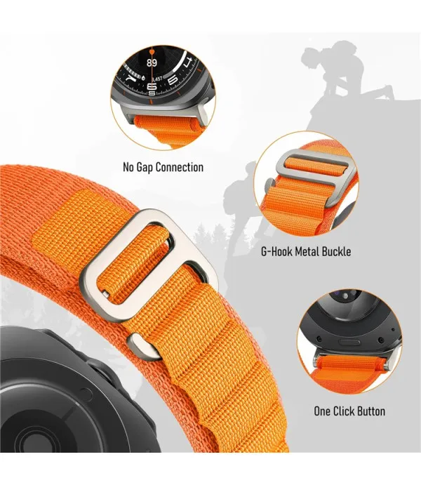 Nylon zamjenski remen za Samsung Watch Ultra 47mm Nylon zamjenski remen za Samsung Watch Ultra 47mm