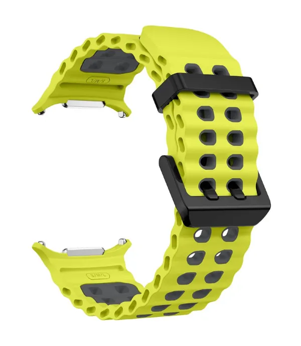 Sportski dvobojni silikonski remen za Samsung Galaxy Watch Ultra2 47mm / Watch Ultra 47mm