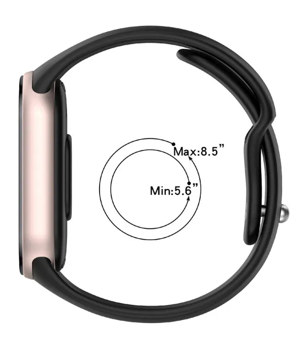 Silikonski remen s obrnutom kopčom za Xiaomi Smart Band 10 / 9 / 8