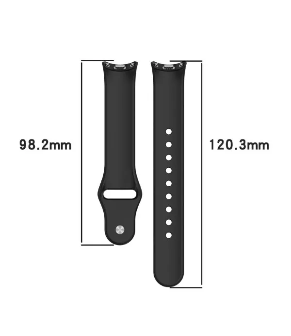 Silikonski remen s obrnutom kopčom za Xiaomi Smart Band 10 / 9 / 8