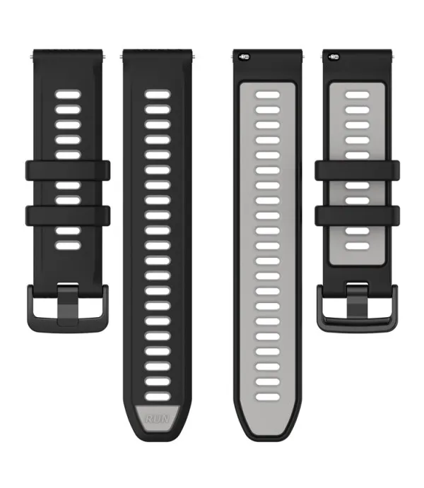 Silikonski remen za Garmin Forerunner 570, 965, 255, Vivoactive 4 i Venu 2 – Dual Color 22mm