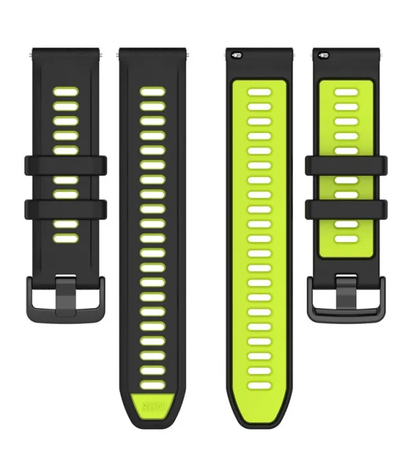 Silikonski remen za Garmin Forerunner 570, 965, 255, Vivoactive 4 i Venu 2 – Dual Color 22mm