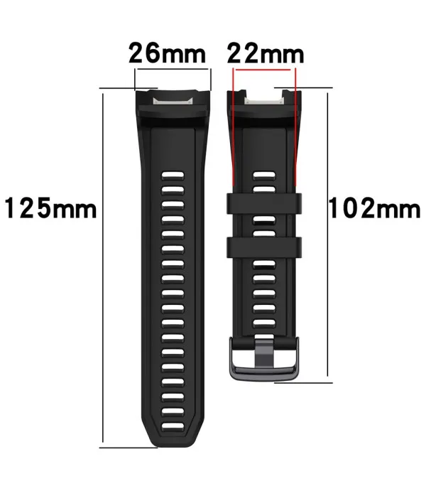 Silikonski remen za Garmin Instinct 2X