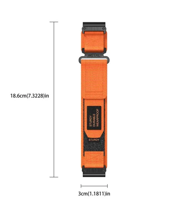 Nylon Scout 22 mm najlonski remen za Garmin Fenix 9 / Fenix 8 / Fenix 7 / Forerunner
