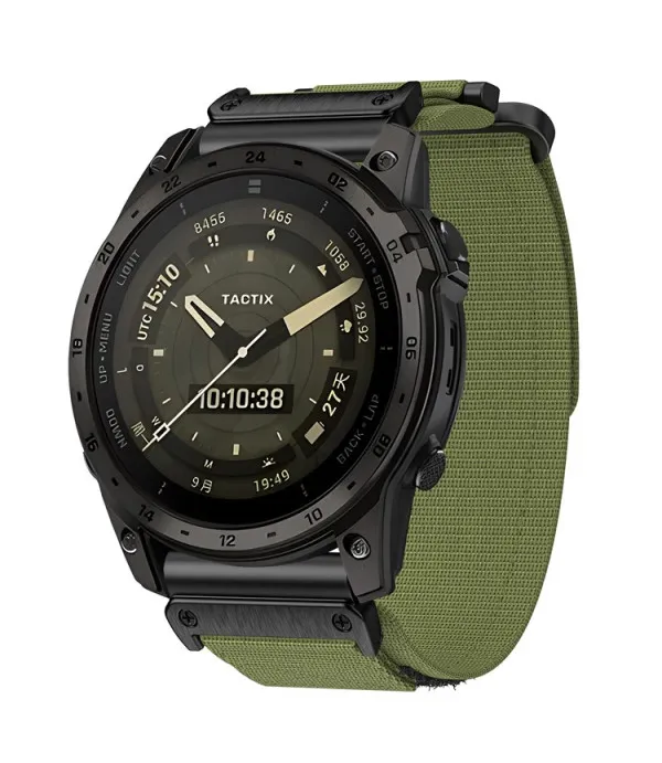 Rugged Nylon zamjenski remen za Garmin Fenix 8 / 7 / Forerunner 965 / 955 / 945 / 935
