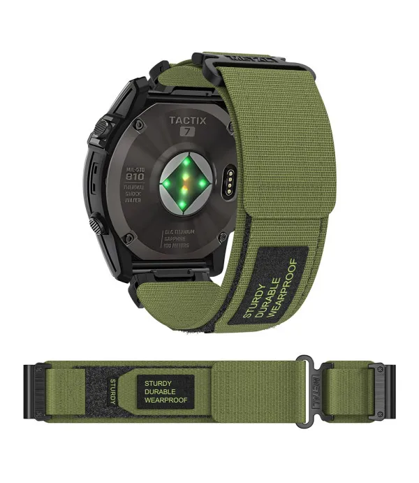 Nylon Scout 22 mm najlonski remen za Garmin Fenix 9 / Fenix 8 / Fenix 7 / Forerunner