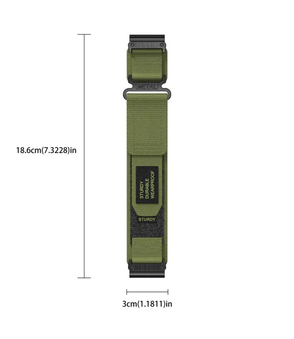 Nylon Scout 22 mm najlonski remen za Garmin Fenix 9 / Fenix 8 / Fenix 7 / Forerunner