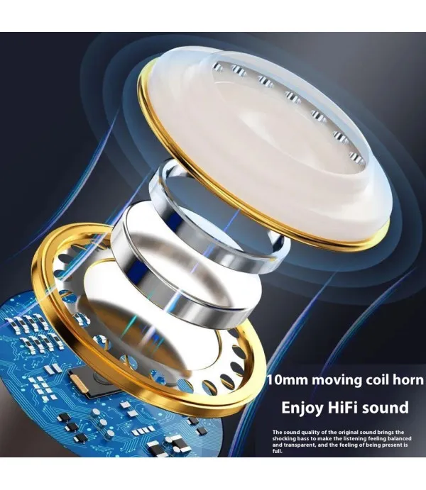 DUDAO X1ProT Type-C žične in-ear slušalice HiFi 1.2m