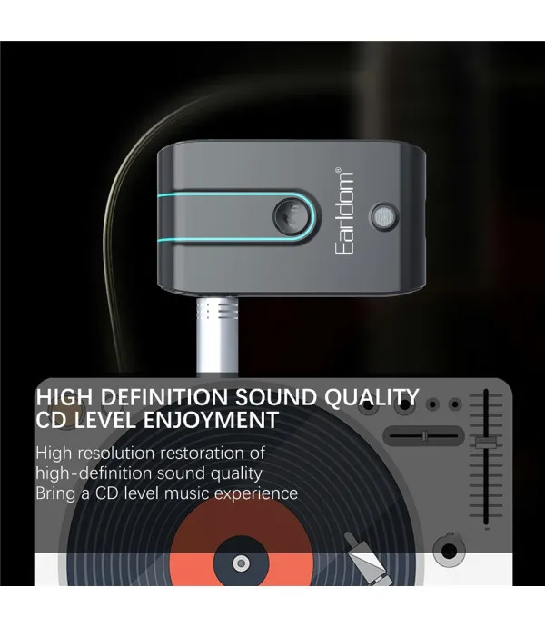 EARLDOM ET-BR05 Bluetooth 5.3 AUX adapter za auto