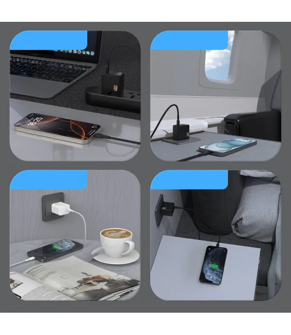 Dudao A28 45W GaN zidni punjač USB-C