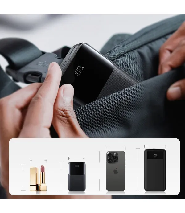 Joyroom JR-QP192 Mini 20000 mAh 22.5W Powerbank s digitalnim zaslonom