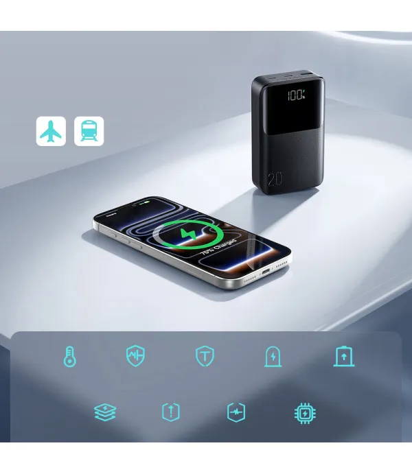 Joyroom JR-QP192 Mini 20000 mAh 22.5W Powerbank s digitalnim zaslonom