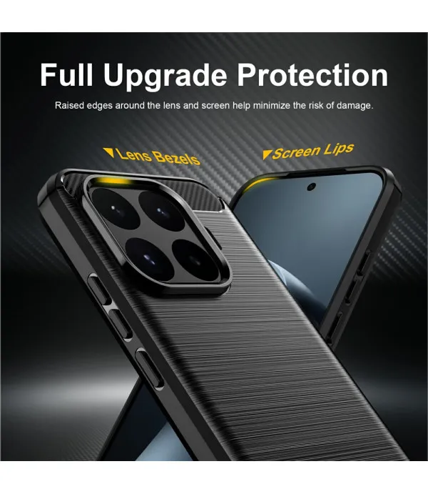 Carbon Brush TPU maskica za Xiaomi 17T