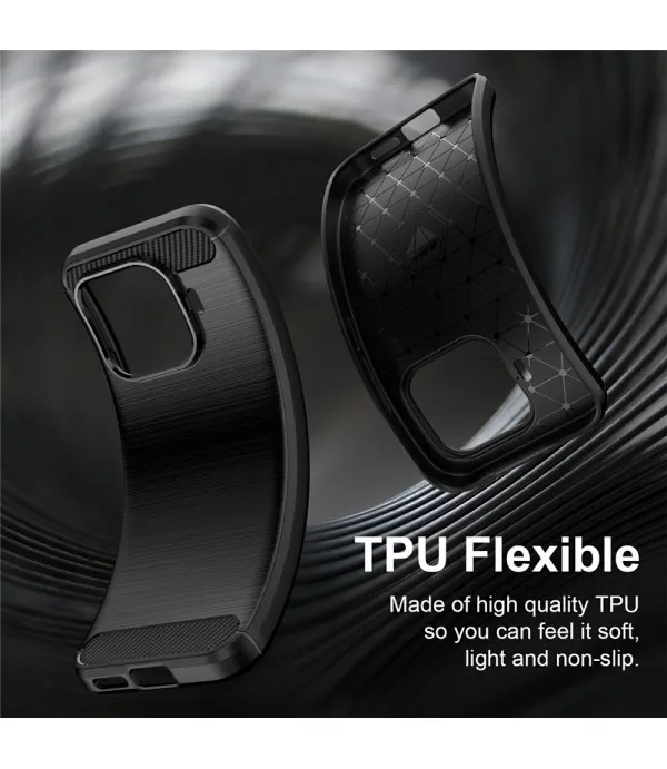 Carbon Brush TPU maskica za Xiaomi 17T