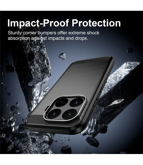 Carbon Brush TPU maskica za Xiaomi 17T