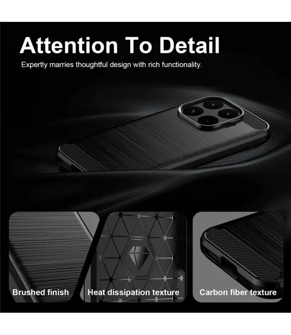 Carbon Brush TPU maskica za Xiaomi 17T
