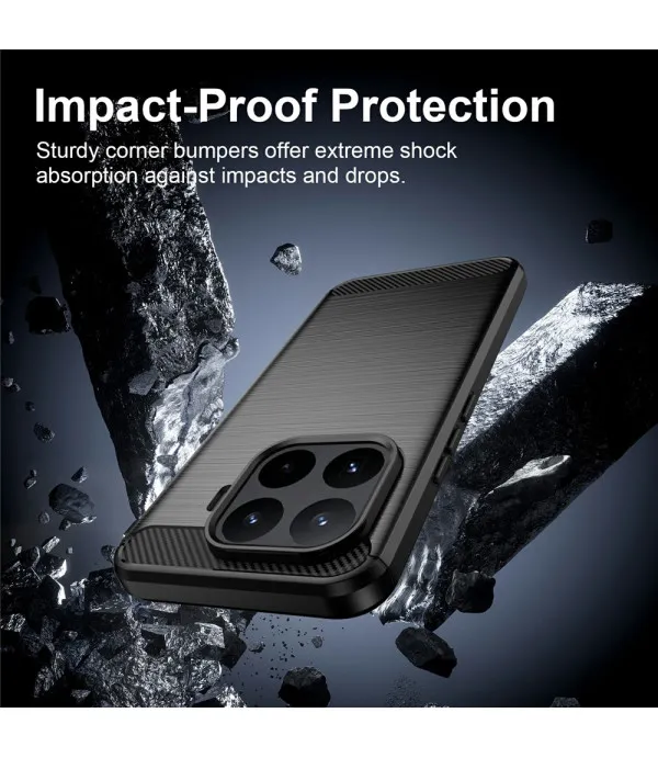 Carbon Brush TPU maskica za Xiaomi 17T Pro