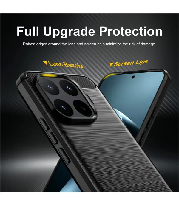 Carbon Brush TPU maskica za Xiaomi 17T Pro