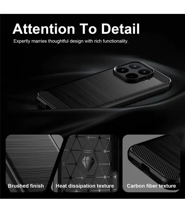 Carbon Brush TPU maskica za Xiaomi 17T Pro