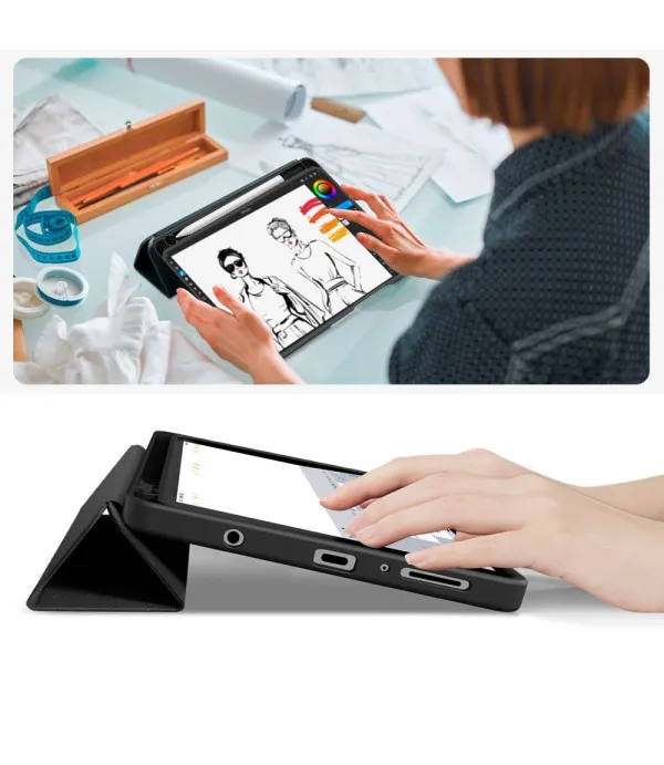 TECH-PROTECT Tri-Fold torbica s držačem za olovku za Samsung Tab A9 8.7" / Tab A11 8.7"